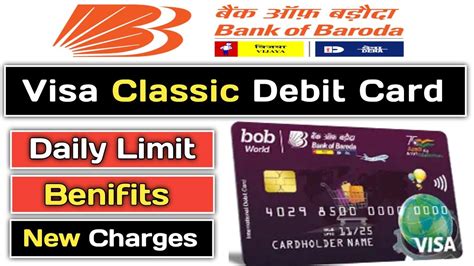 bob visa classic intl contactless debit card charges|bob debit card benefits.